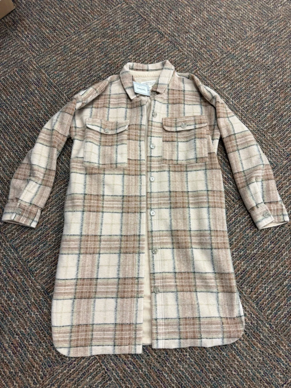 Saltwater Luxe Nolin Plaid Jacket NWT
